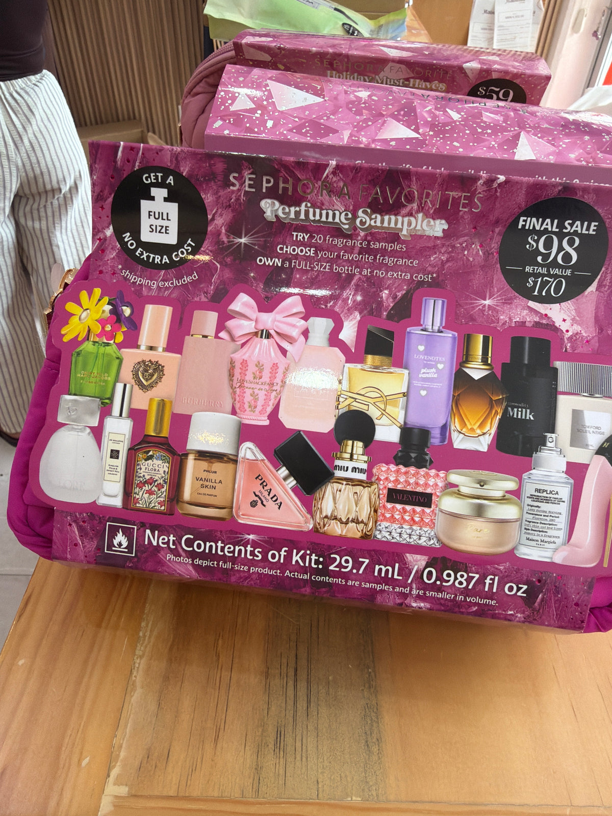 Perfume sampler
