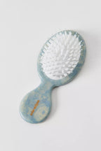 Hand-Painted Amazing Hair Day Paddle Brush - Baby Blue Bow