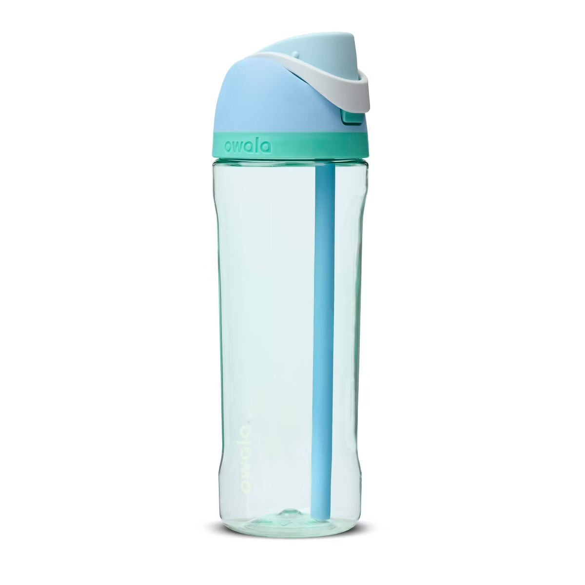 FreeSip - 25 Oz - Clear Tritan Plastic Water Bottle with Straw