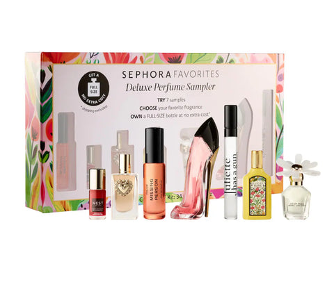 PRE-ORDEN Sephora Favorites 
Mini Deluxe Perfume Sampler Set with Redeemable Voucher