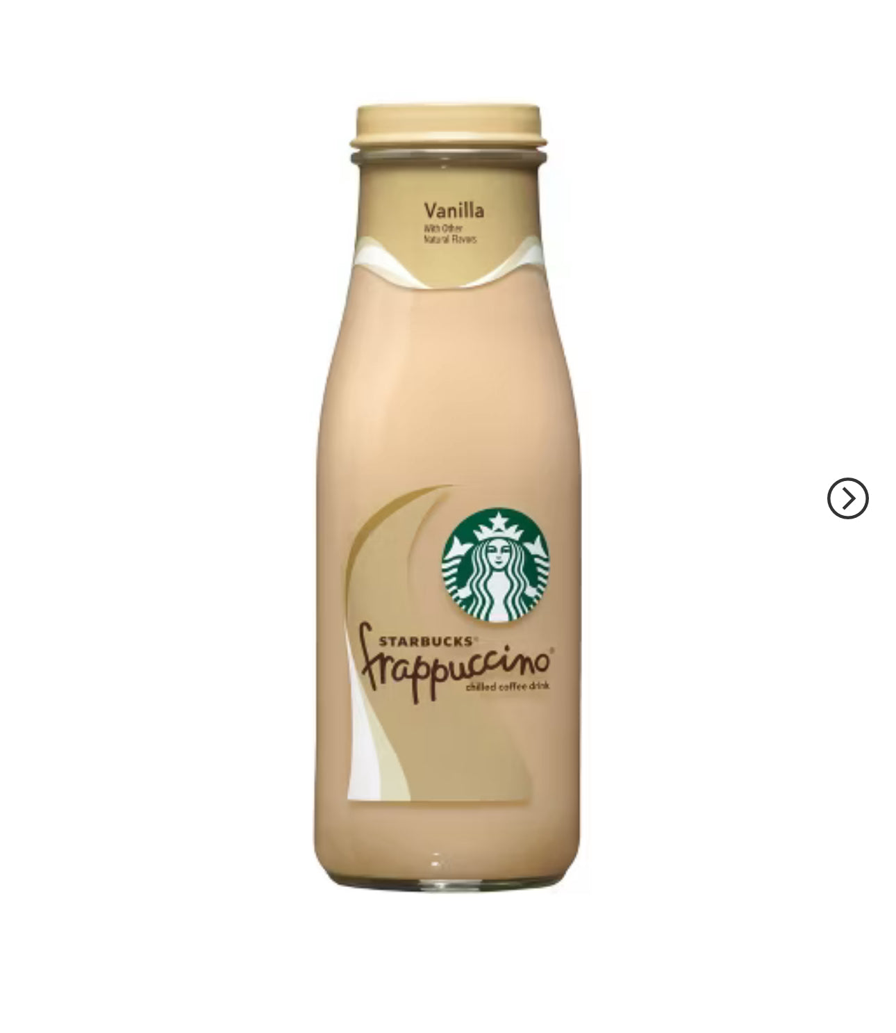 Starbucks Frappuccino Vainilla Coffee Drink 9.5 fl oz Glass Bottles
