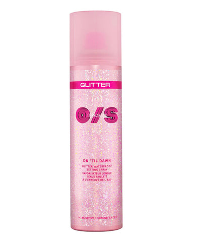 PRE-ORDEN ONE/SIZE by Patrick Starrr 
On 'Til Dawn Glitter Waterproof Setting Spray