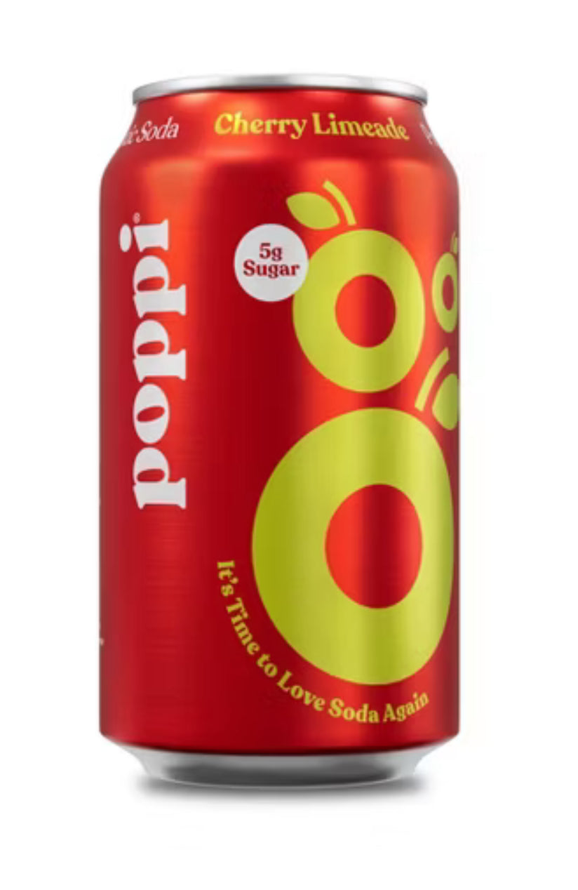 Poppi Cherry Lime Prebiotic Soda - 12 fl oz Can