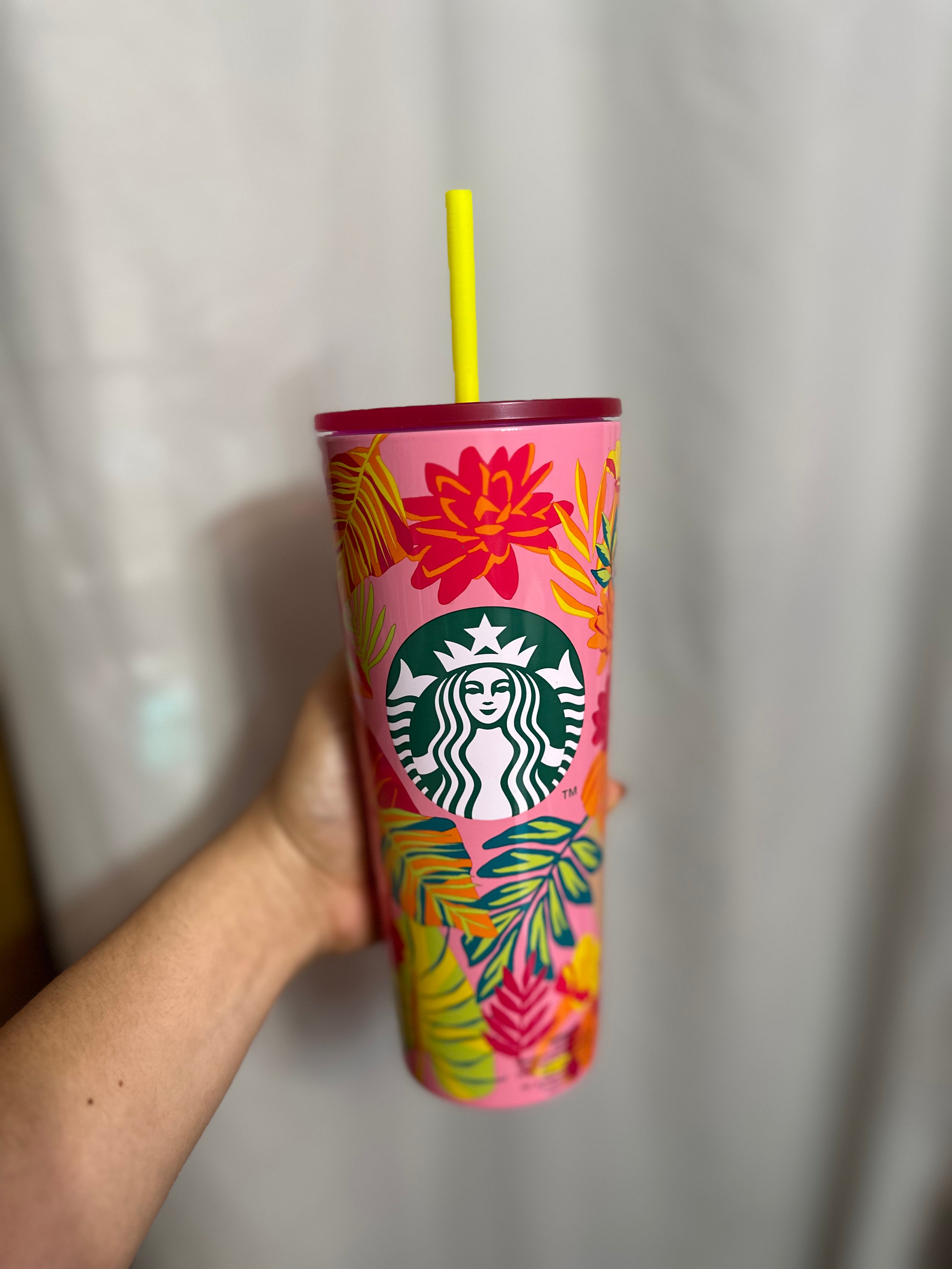 Starbucks Tumbler Tropical Acero