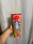 Starbucks Tumbler Tropical Acero