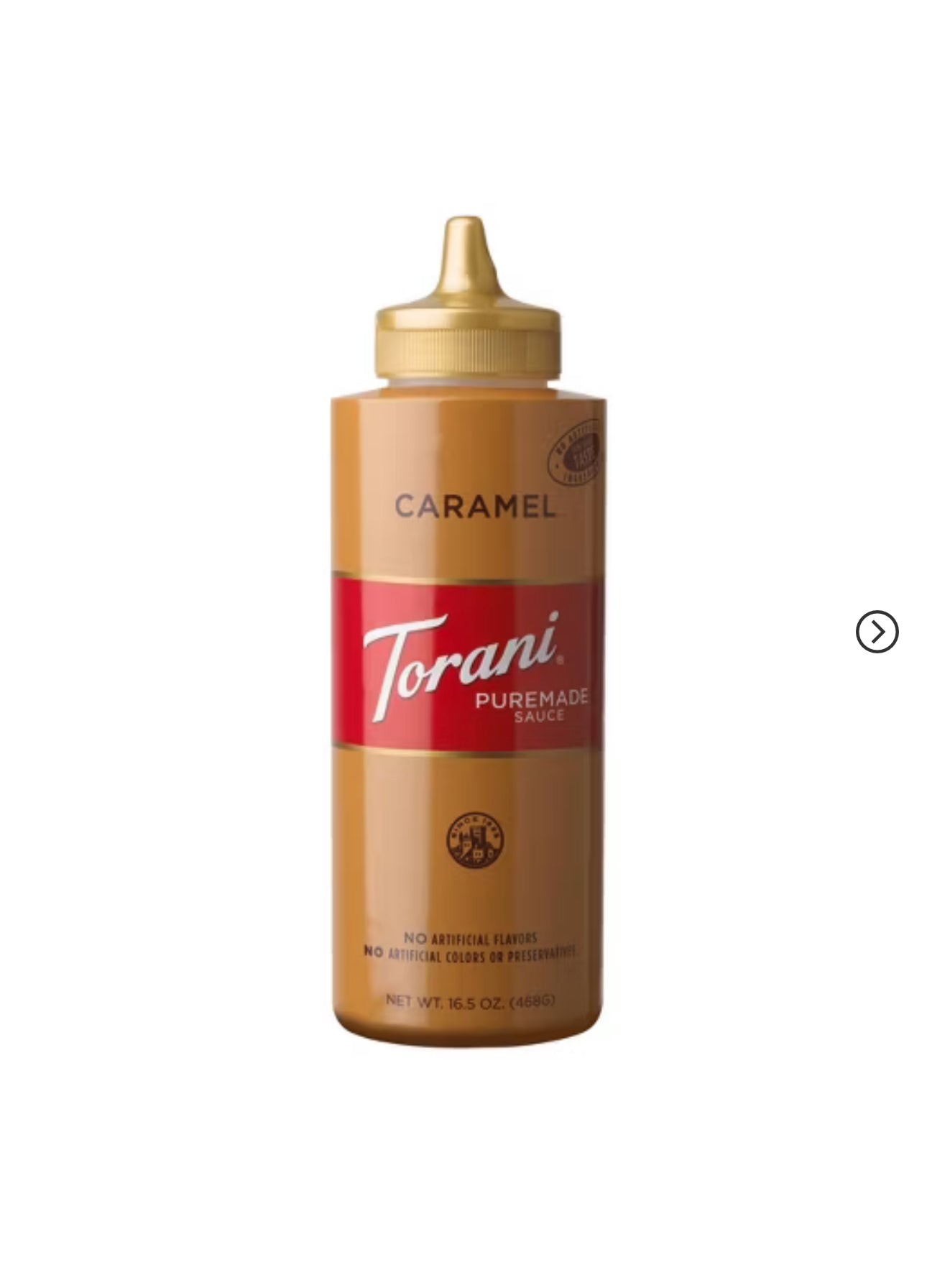 Torani Caramel Sauce - 16.5oz