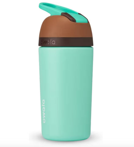Kids Water Bottle with Straw and Locking Lid 14 oz