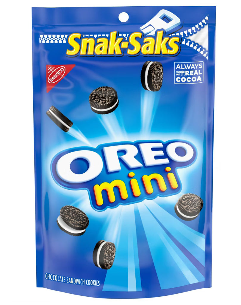 OREO Mini Chocolate Sandwich Cookies - Snack-Sak - 8oz