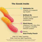 OLLY Kids' Multivitamin Gummy Worms - 70ct