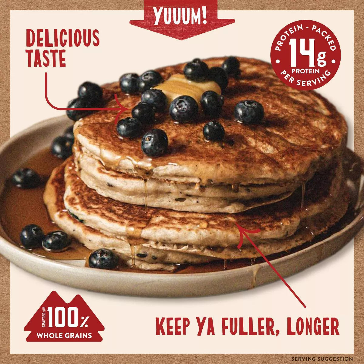 Protein Packed Flapjack & Waffle Mix Blueberry - 20oz