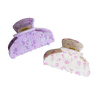 LoveShackFancy x Target – Goody Happy Thoughts Small Claw Clip 2CT Hibiscus