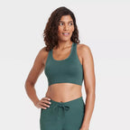 Women's Seamless Medium Support Racerback Sports Bra - All In Motion