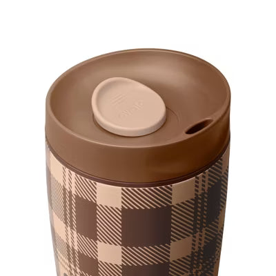 SmoothSip Slider - 12 oz - Stainless Steel - Plaid and Simple