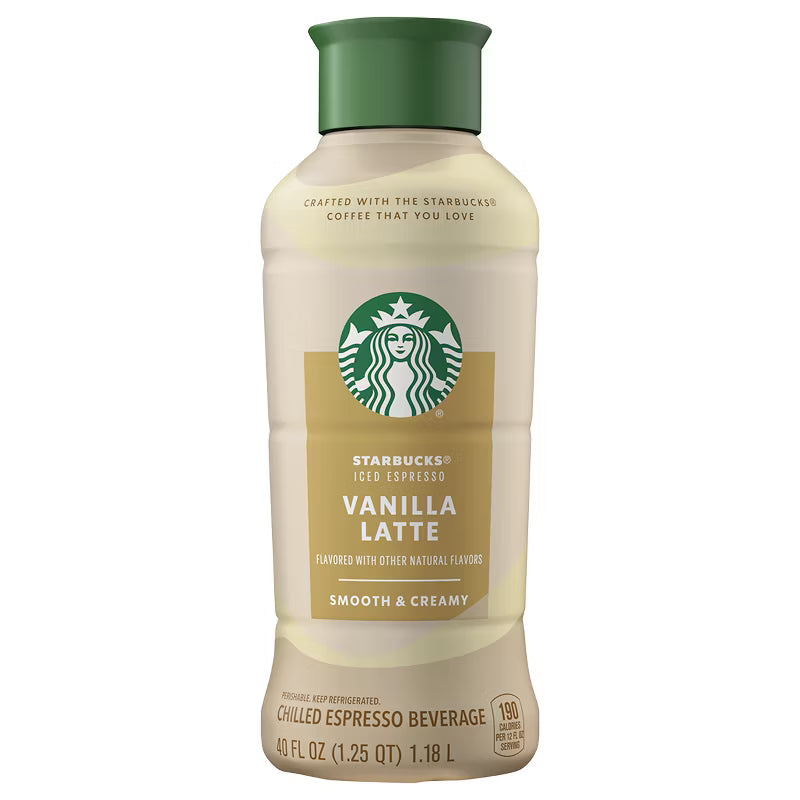 Starbucks Vanilla Latte Iced Espresso - 40 fl oz