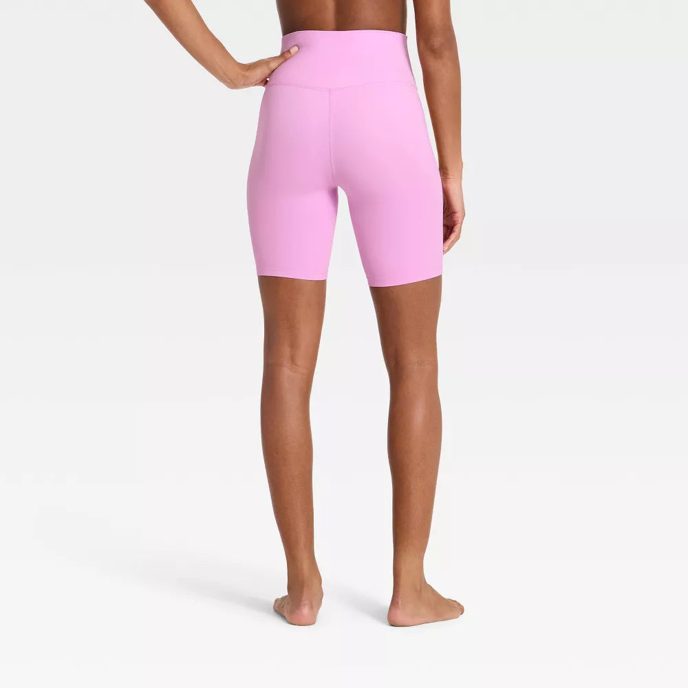 Women's Everyday Soft Ultra High-Rise Bike Shorts 8" - Light Violet