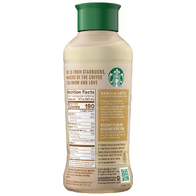 Starbucks Vanilla Latte Iced Espresso - 40 fl oz