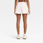 Women's French Terry Fleece Skort - Cream