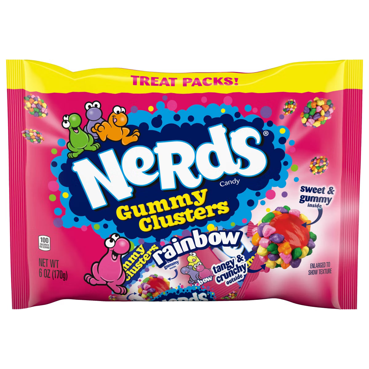 Nerds Gummy Clusters Candy Treat Pack - 0.5oz (individual)