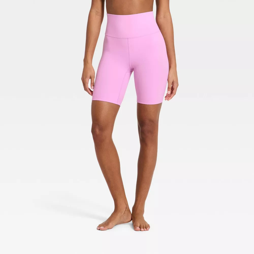 Women's Everyday Soft Ultra High-Rise Bike Shorts 8" - Light Violet