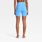 Women's Everyday Soft Ultra High-Rise Bike Shorts 6" - Sky Blue