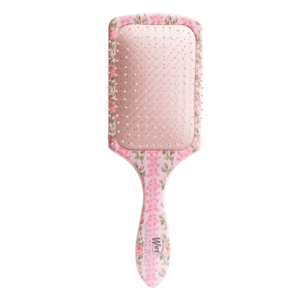 LoveShackFancy x Target – WetBrush Blooming Heirloom Paddle Detangler Brush Strawberry Macaroon