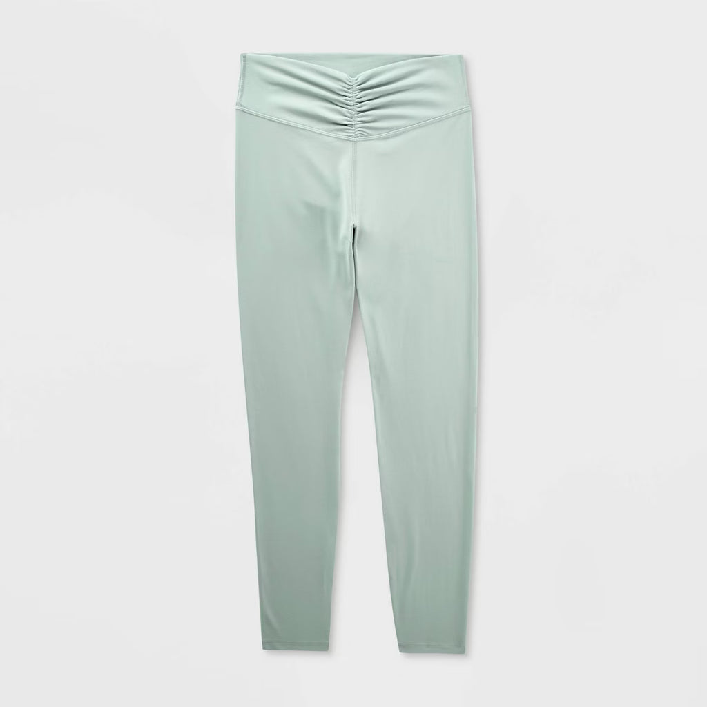 Women's Everyday Soft High-Rise 7/8 Ruched Leggings