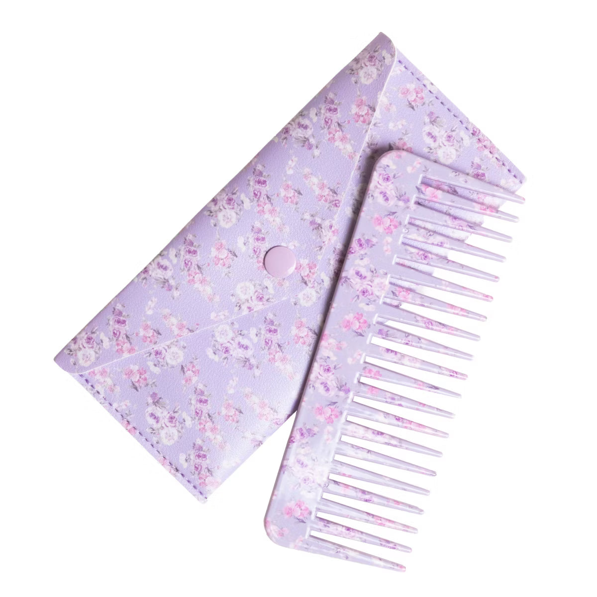 LoveShackFancy x Target – WetBrush Happy Thoughts Comb with Case Hibiscus