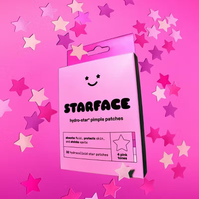 Starface Pink Star Pimple Patches - 32ct