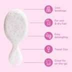 LoveShackFancy x Target – WetBrush Coquette Bow Mini OG Detangler Brush Chantilly