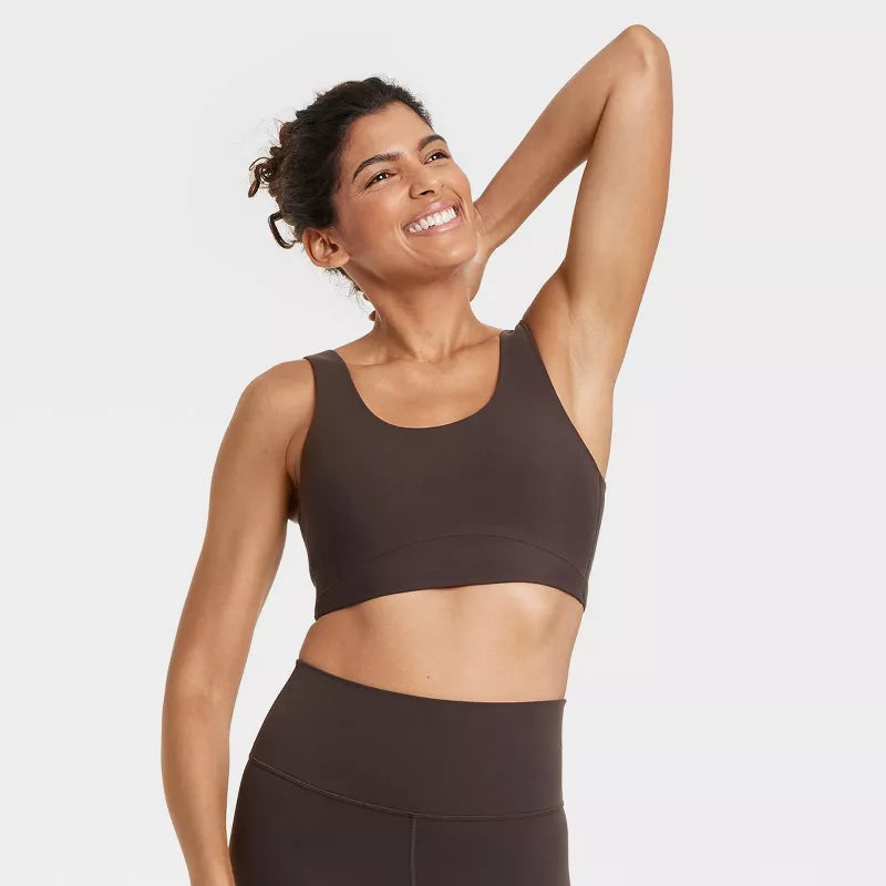 Women's Everyday Soft Medium Support Longline Sports Bra - All In Motion