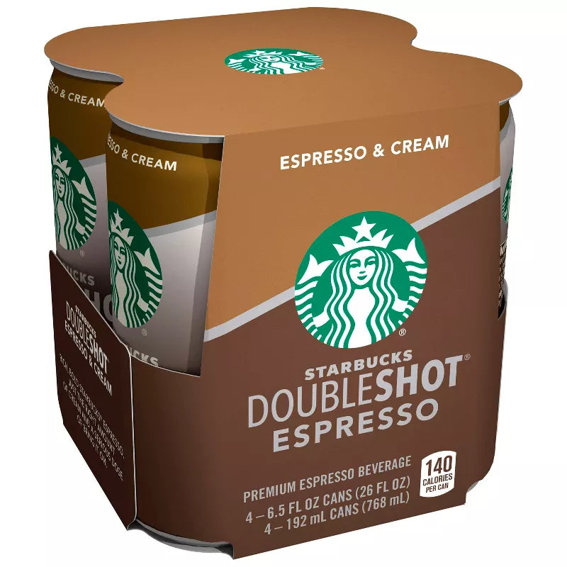 Drink-Individual - Starbucks Double Shot Espresso And Cream Coffee