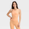 Women's Super Flex High Neck Racerback Support Tank Top - Melon Orange