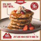 Protein-Packed Power Cakes Birthday Cake Pancake and Waffle Mix - 18oz