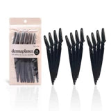 Dermaplaning Set Facial Rollers - Black - 12pc