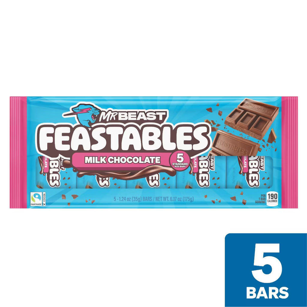 Feastables Multipack Milk Chocolate - Individual 175g