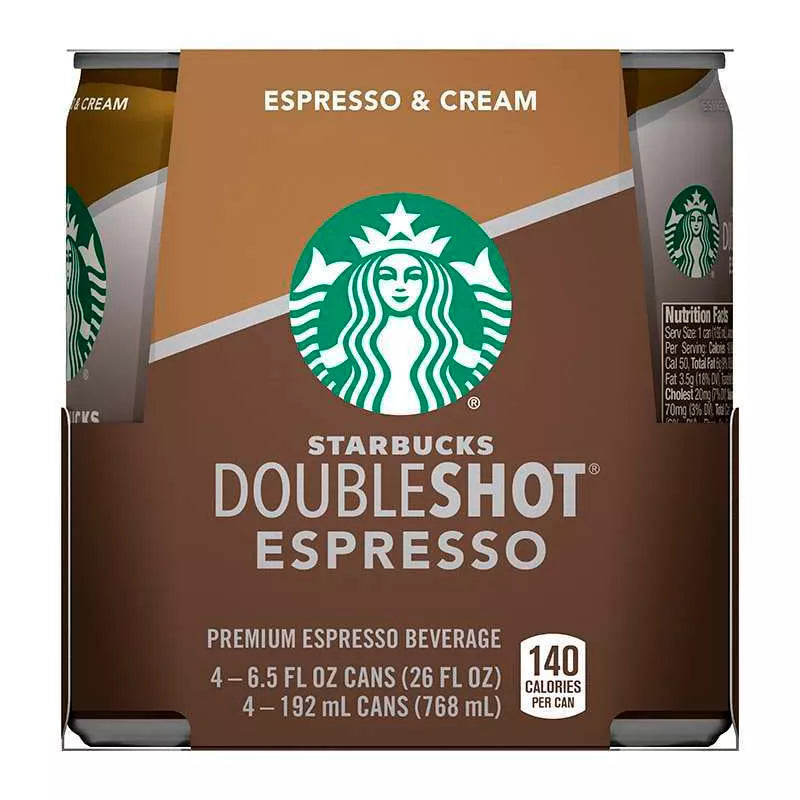 Drink-Individual - Starbucks Double Shot Espresso And Cream Coffee