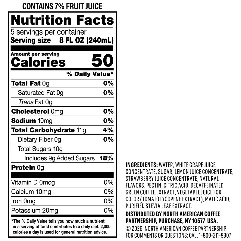 Starbucks Refreshers Strawberry Acai + Lemonade - 40 fl oz