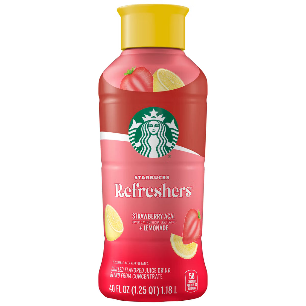 Starbucks Refreshers Strawberry Acai + Lemonade - 40 fl oz