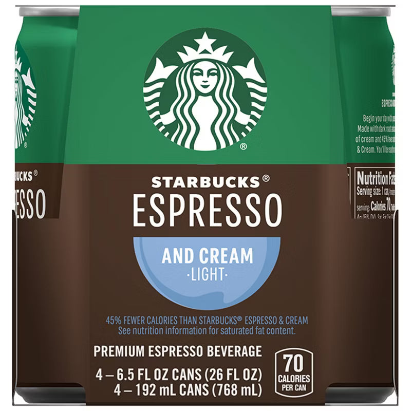 Drink-Individual - Starbucks Doubleshot Espresso Light Premium Coffee Drink