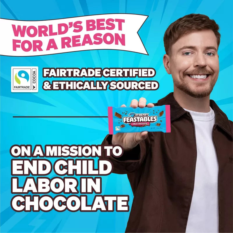 Feastables Multipack Milk Chocolate - Individual 175g
