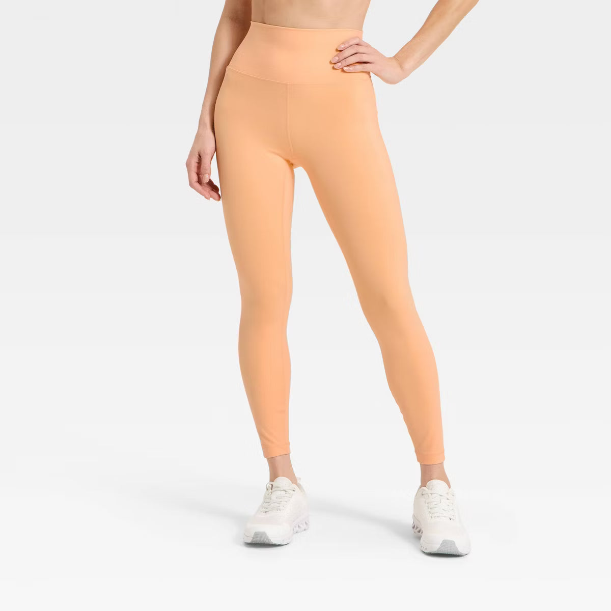 Women's Super Flex High-Rise 7/8 Pocketed Leggings - Melon Orange
