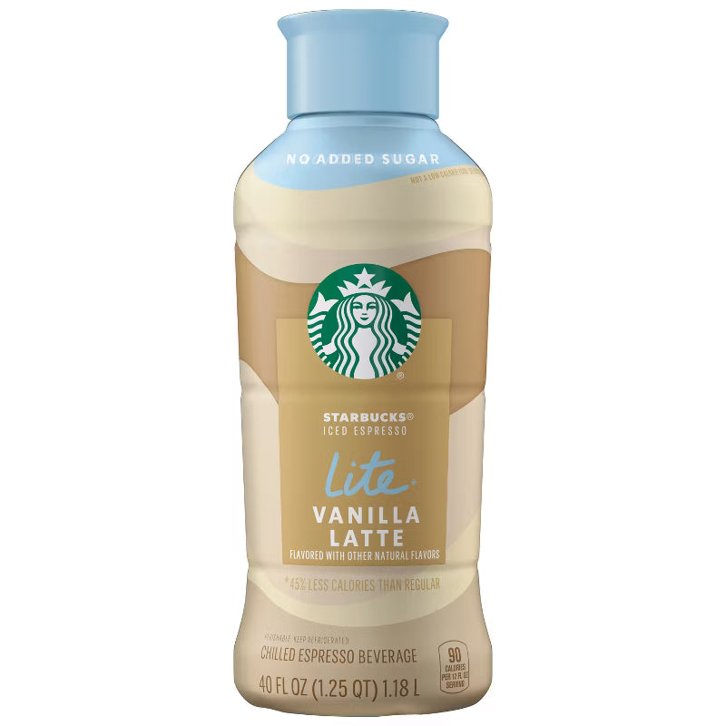 Starbucks Vanilla Latte Lite Coffee Drink - 40 fl oz