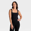 Women's Everyday Soft Feminine Square Neck Tank Top