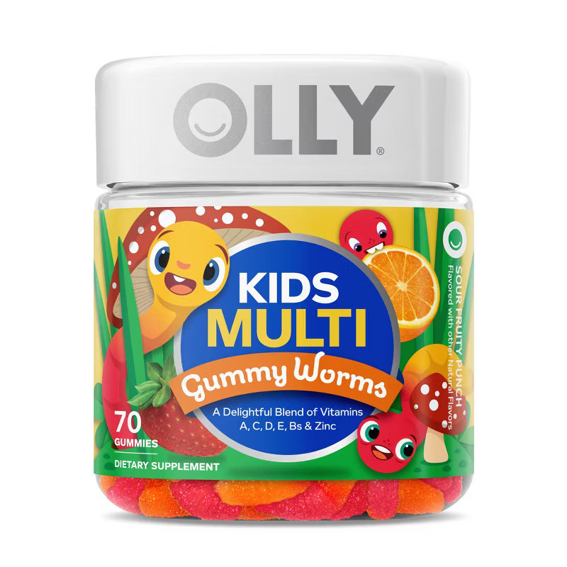OLLY Kids' Multivitamin Gummy Worms - 70ct