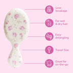 LoveShackFancy x Target – WetBrush Ribbon Rosa Mini OG Detangler Brush Sterling Dusk