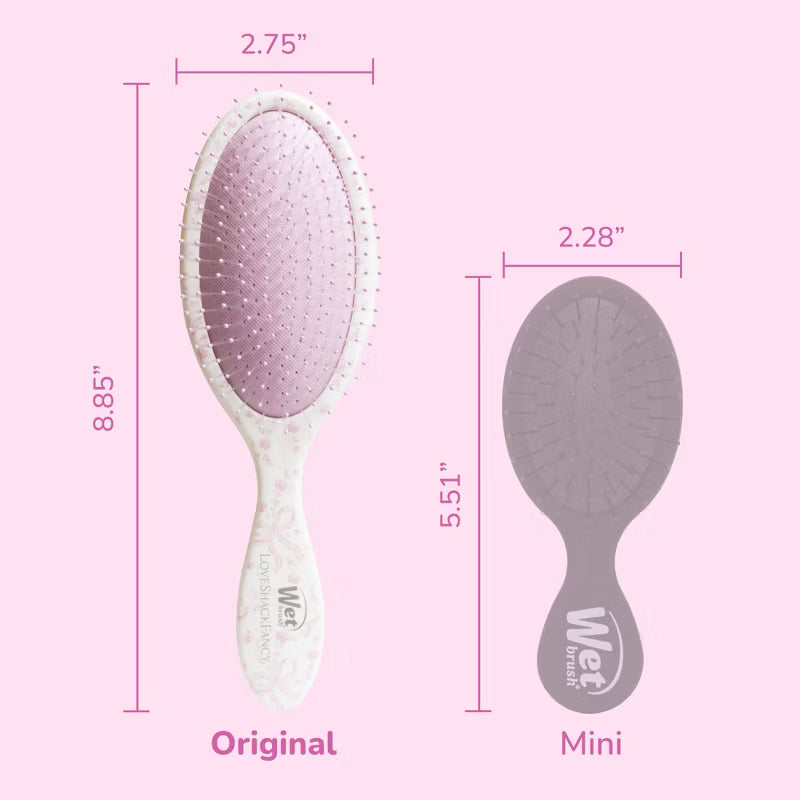 LoveShackFancy x Target – WetBrush Coquette Bow Original Detangler Brush Chantilly