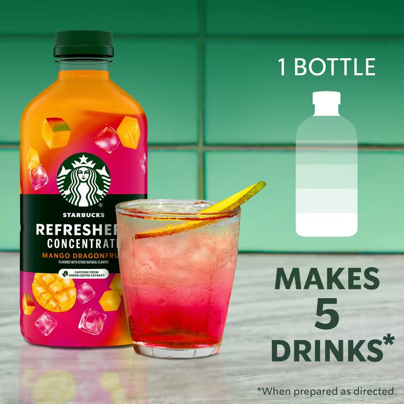 Starbucks Refreshers Mango Dragonfruit Concentrate - 32 fl oz