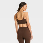Women's Active Cami Sports Bra - Brown