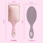 LoveShackFancy x Target – WetBrush Blooming Heirloom Paddle Detangler Brush Strawberry Macaroon