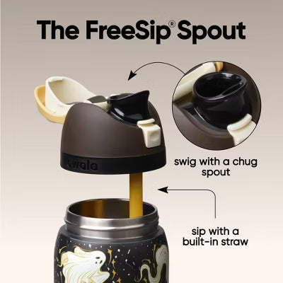 FreeSip - 32 oz - Stainless Steel - Special Edition Round We Ghost
